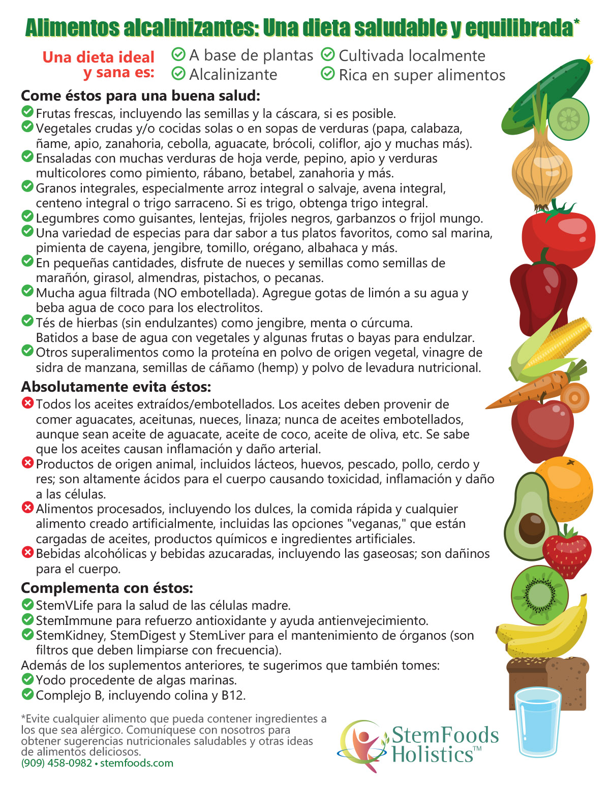 Alimentos Alcalinizantes: Una Dieta Saludable y Equilibrada*